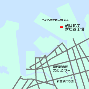 新居浜工場の地図
