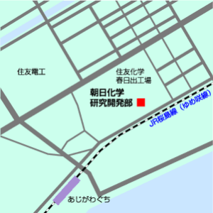 研究開発部の地図